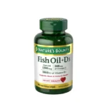 Nature's Bounty Omega 3 Fish Oil 1200 mg + D3 Softgels for Heart & Immune Health, 90 ct