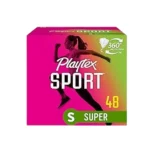 Playtex Sport Tampons, Super Absorbency, Fragrance-Free - 48ct