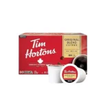 Tim Hortons Original Blend, Medium Roast Coffee, Single-Serve K-Cup Pods Compatible with Keurig Brewers, 80ct K-Cups