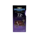 GHIRARDELLI Intense Dark Chocolate Bar, 72% Cacao, 3.5 oz Bar