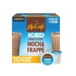 McCafe, ICED One Step Mocha Frappe K-Cup Coffee Pods, 10 Count