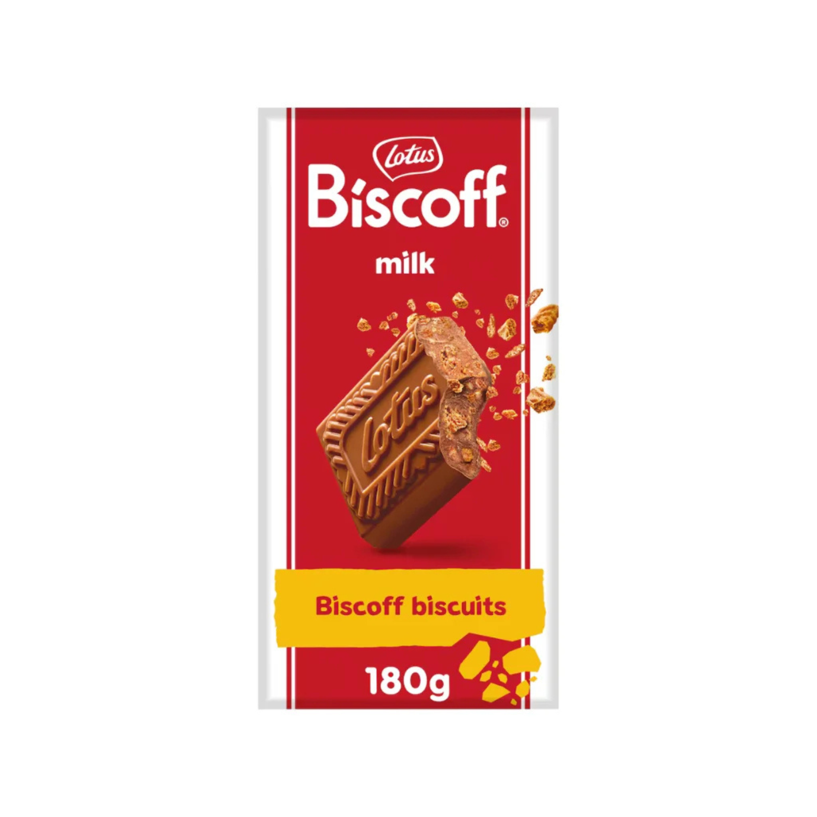 Untitled design - 2025-08-22T152738.740 Lotus Biscoff Milk Chocolate with Biscoff Crumbs 180g - Image 1