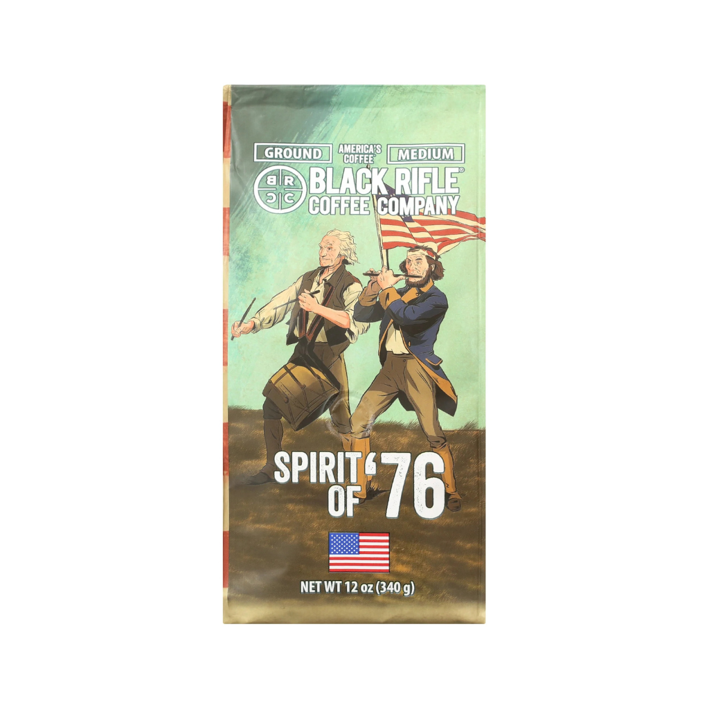 Untitled design (79) Black Rifle Coffee Spirit of '76, Medium Roast, Ground Coffee, 12 oz - Image 1