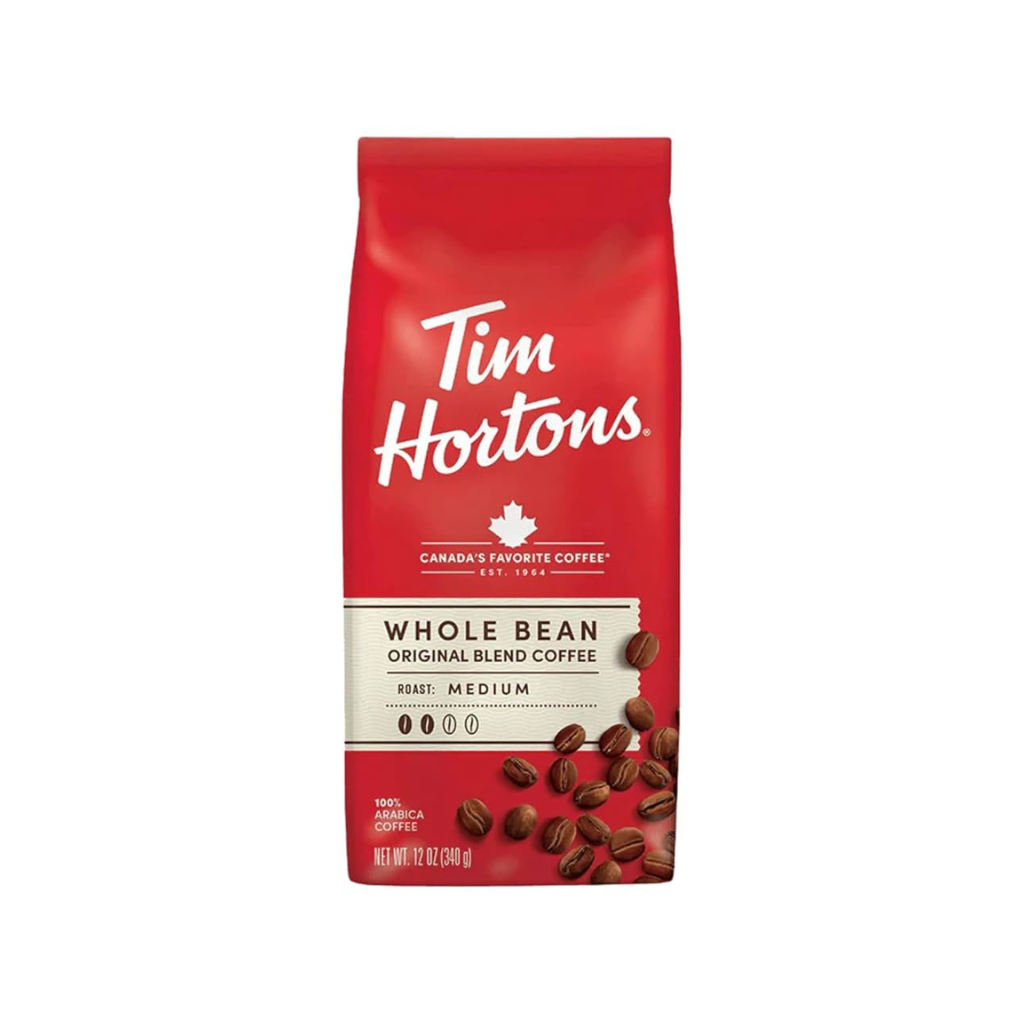Untitled design (81) Tim Horton's Original Blend Ground Coffee, Medium Roast, 340g (Imported) | Rich and Smooth Coffee Experience - Image 1