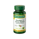 Nature's Bounty Anxiety & Stress Relief Ashwagandha Ksm-66 Tablets, 50 Count
