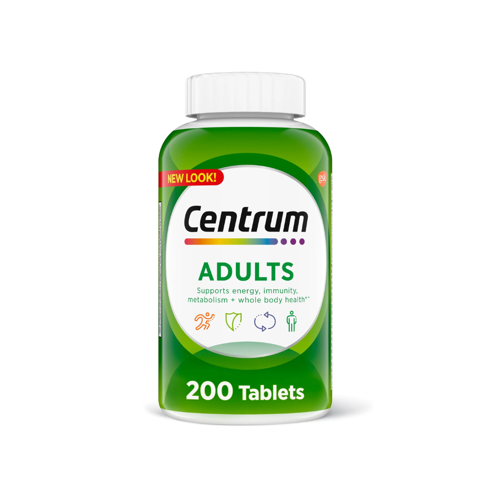 Untitled design (98) Centrum Adults Multivitamin Supplement Tablets, 200 Count - Image 1