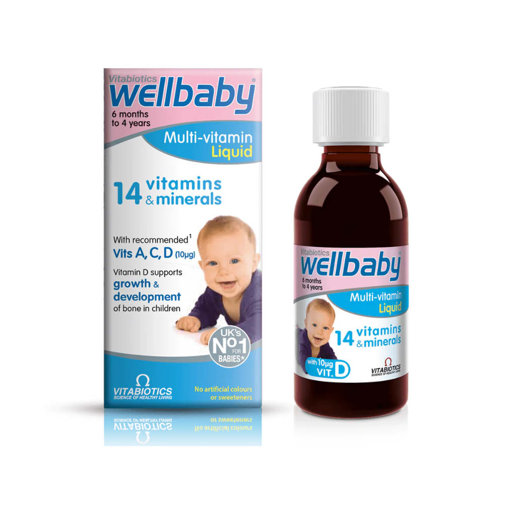 Untitled design (69) Vitabiotics Wellbaby Multi-vitamin Liquid 150ml - Image 1