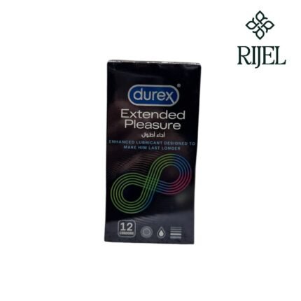 Durex Extended Pleasure Longer Lasting Pleasure Condoms 12s