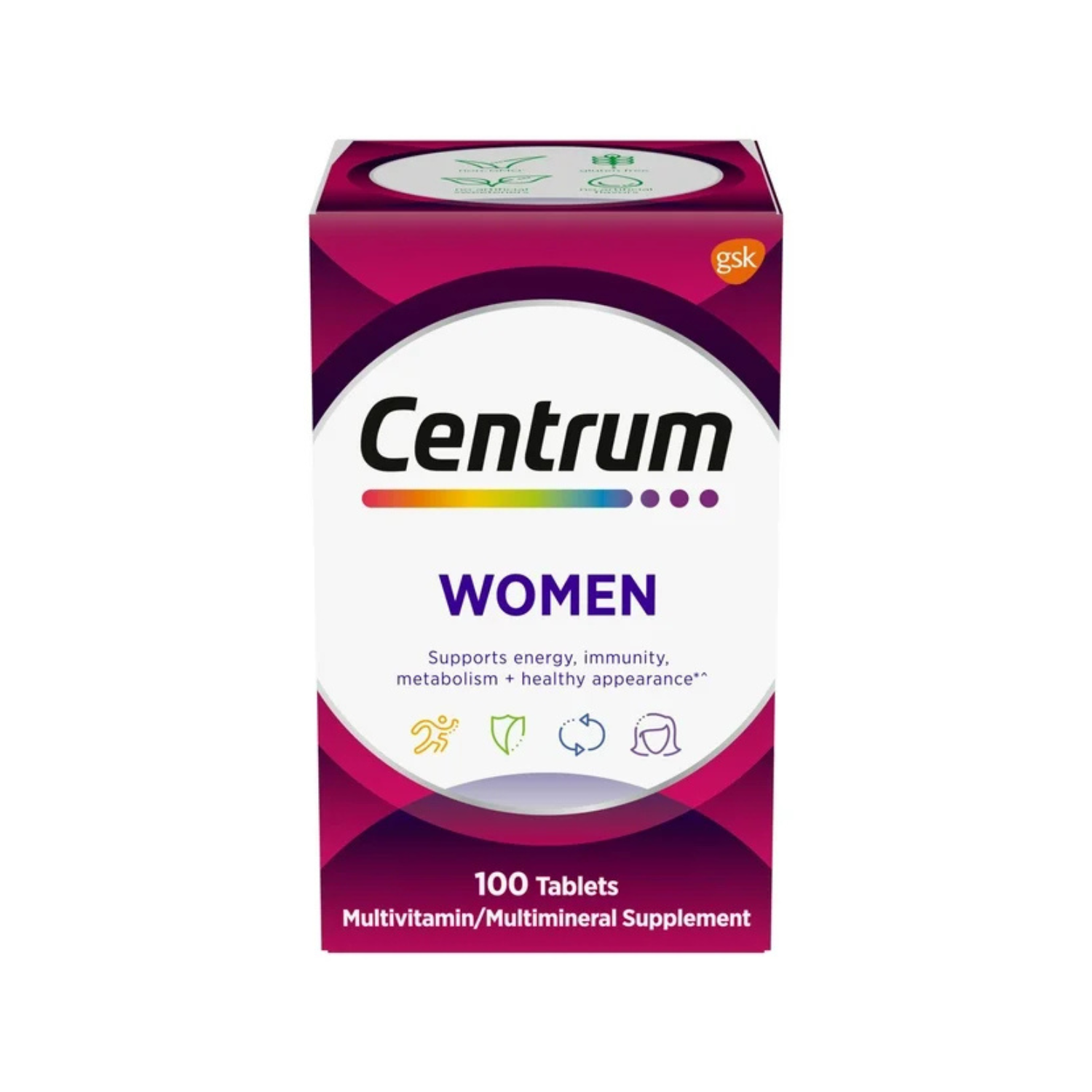 Untitled design (60) Centrum Multivitamin for Women, Multivitamin/Multimineral Supplement With Iron, Vitamin D3 - 100 Ct - Image 1
