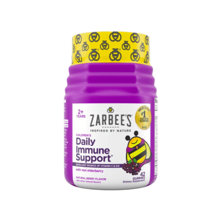 Zarbee's Children's Daily Immune Support* Gummies + Elderberry, 42 Ct