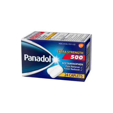 Panadol Extra Strength Caplets, Pain Reliever &amp; Fever Reducer - 24Ct