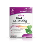VITABIOTICS Ultra Ginkgo & Ginseng 60 Tablets