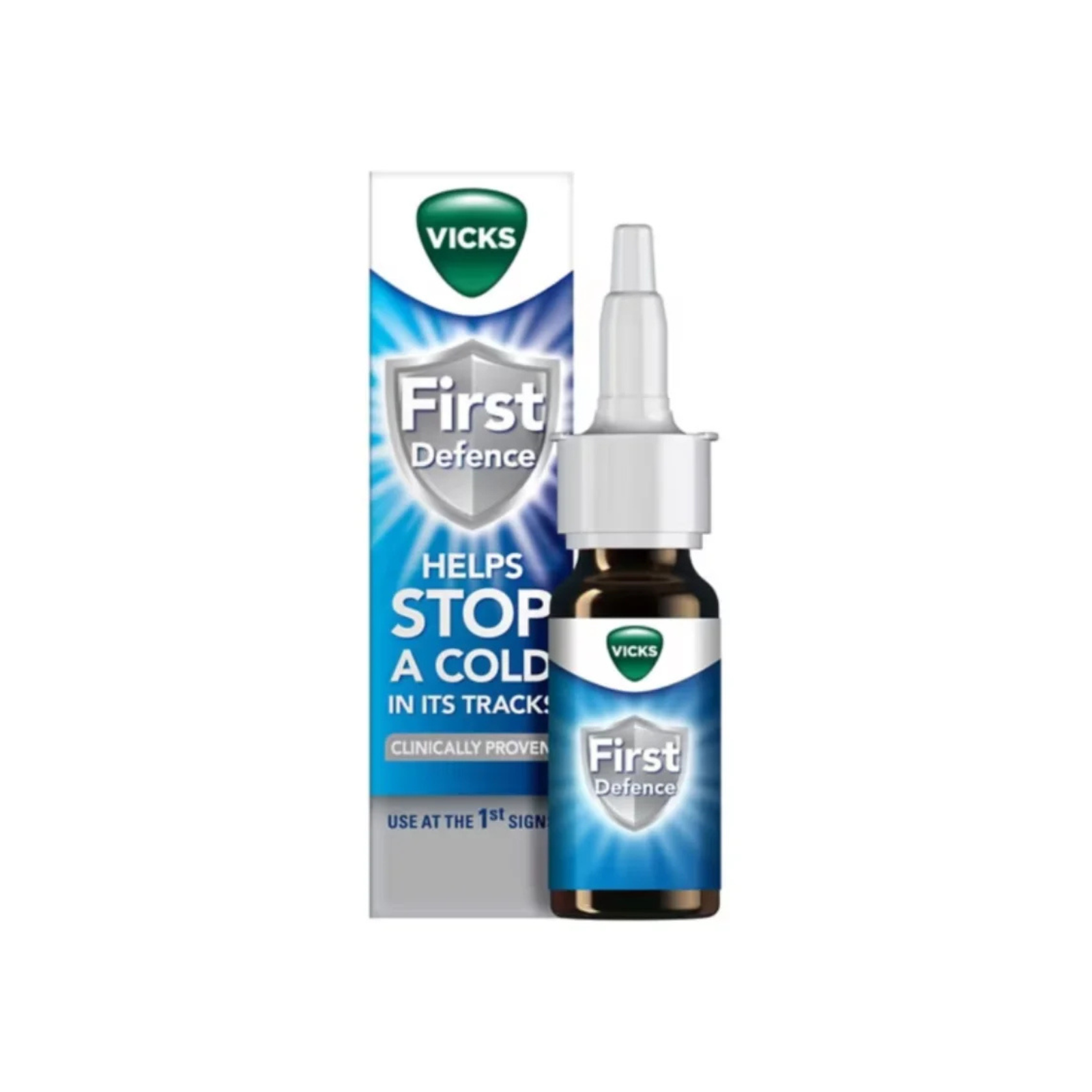 Untitled design - 2025-08-25T151215.205 Vicks First Defence Cold Virus Blocker Nasal Spray Bottle 15ml - Image 1