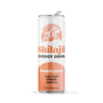 Shilajit Energy Orange peach with zamzam and Saffron Energy Drink12floz 355ml