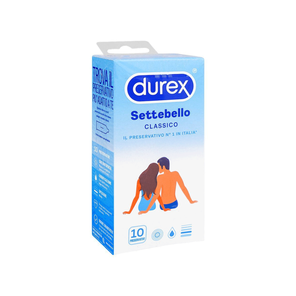 Untitled design (1) Durex Settebello Classico Condoms 10s (uk) - Image 1