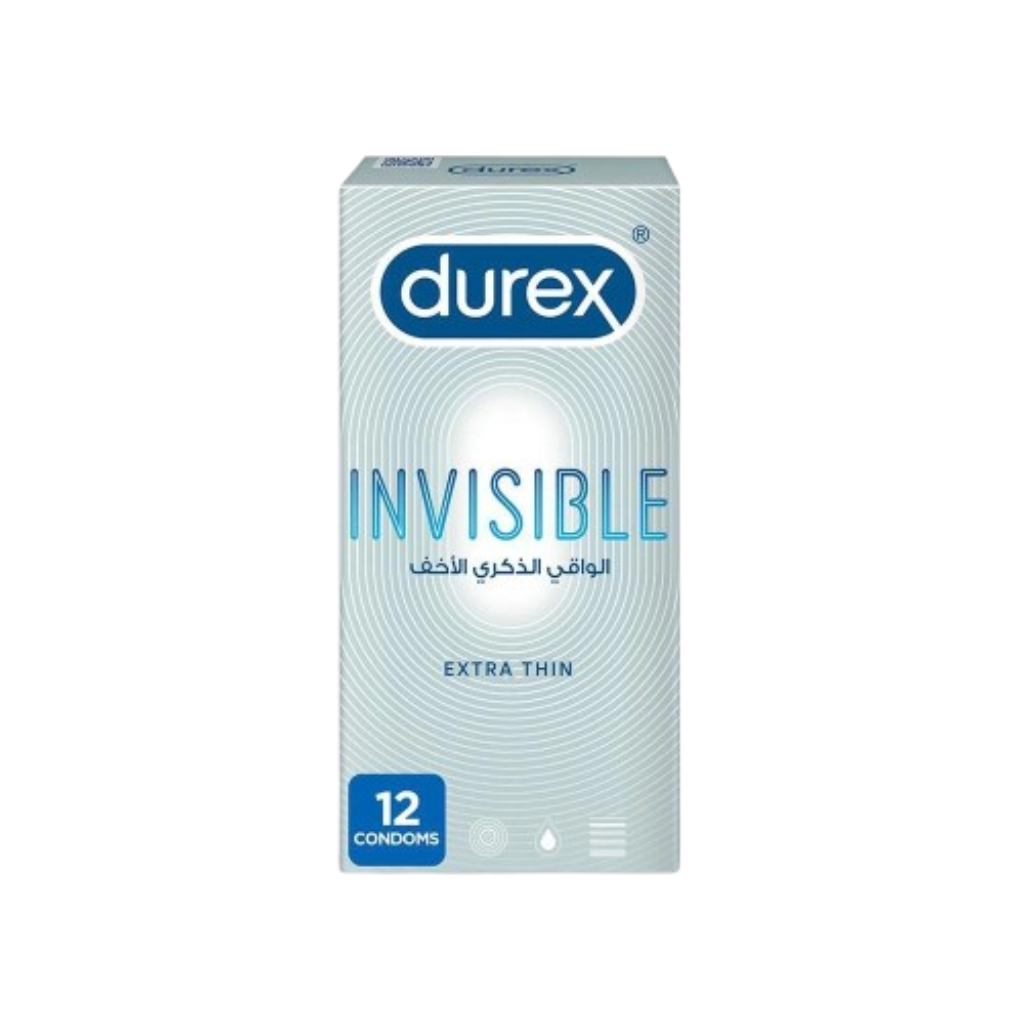 Untitled design Durex Invisible Extra Thin Condoms 12s - Image 1